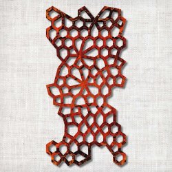 Панно в спальню «Соты» («HoneyCombs»)
