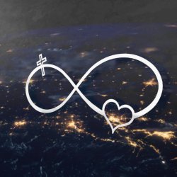 Панно из металла для гостиной «Символ бесконечности» («Symbol of infinity»)