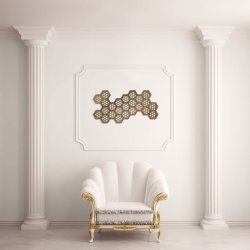 Панно 800×400 мм «Техносоты» («Techno Honeycomb»)
