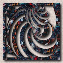 Панно 600×600 мм «Крученый восторг» («Swirly Delight»)