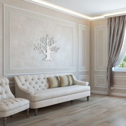 Панно из металла 750×750 мм «Дерево» 