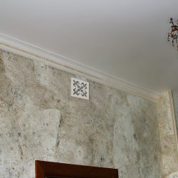 Вентиляционная решётка 100×100 мм «Квадратный цветок» («Square Flower»)