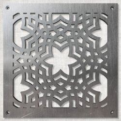 Вентиляционная решётка 150×150 мм «Арабский орнамент 01» («Arabian Pattern»)