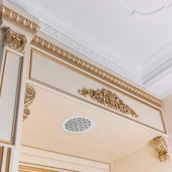 Вентиляционная решётка Ø 100 мм «Крестоцвет» («Cross Flower»)