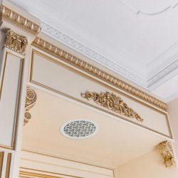 Вентиляционная решётка Ø 125 мм «Трёх зубчатки» («TriDents»)