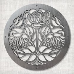 Вентиляционная решётка Ø 180 мм «Ажурный цветок» («Elegant Flower»)