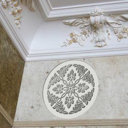 Вентиляционная решётка Ø 180 мм «Цветочно-растительная» («Floral-Vegetal»)