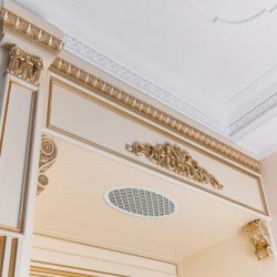 Вентиляционная решётка овальная 300×150 мм «Классическая» («Classic»)