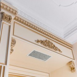 Вентиляционная решётка 300×150 мм «Мелкая цветочная» («Small Floral»)