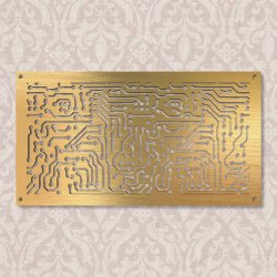 Вентиляционная решётка 300×150 мм «Печатная плата» («Printed Circuit Board»)