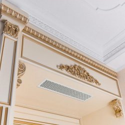 Вентиляционная решётка 500×100 мм «Простые гантельки» («Simple Dumbbells»)