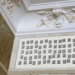 Вентиляционная решётка 600×150 мм «Квадратики» («Squares»)