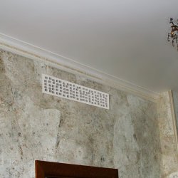 Вентиляционная решётка 600×150 мм «Квадратики» («Squares»)