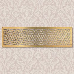 Вентиляционная решётка 600×150 мм «Трёх зубчатки ажурные» («Elegant Tridents»)