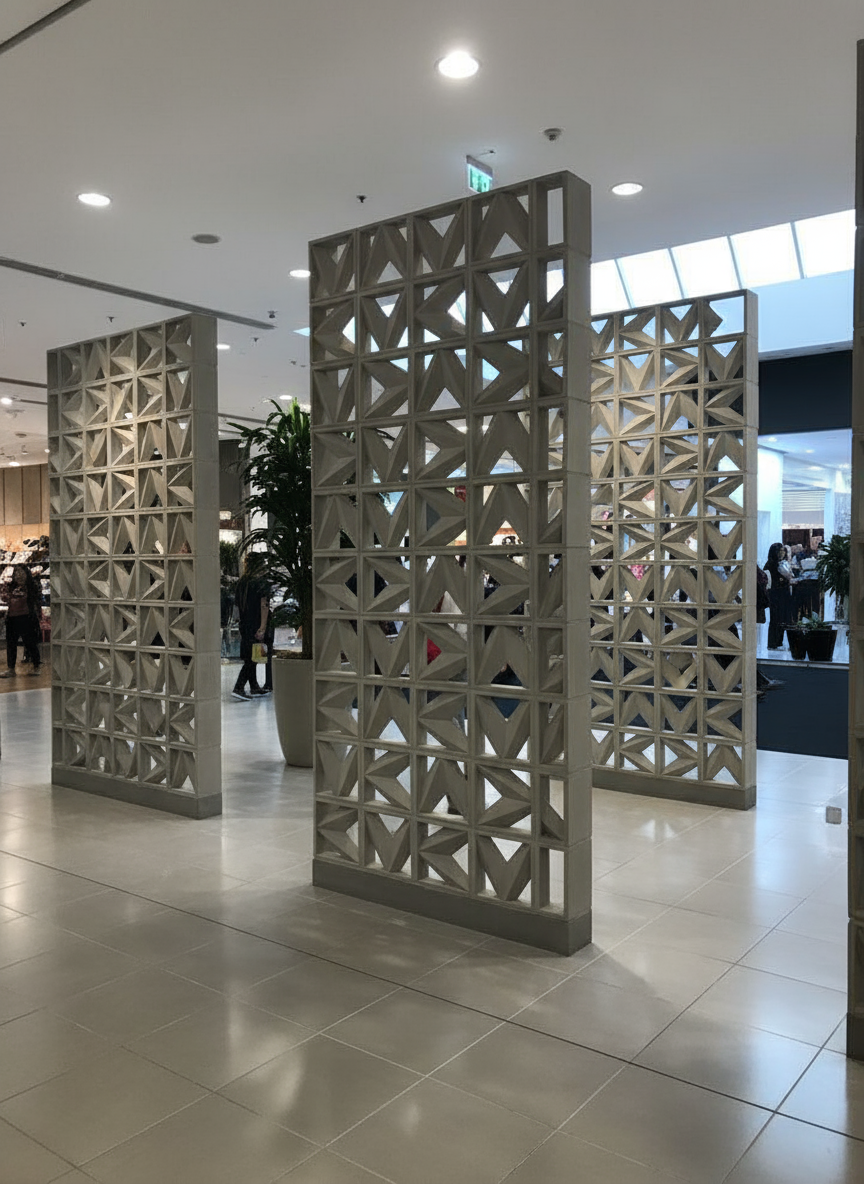 Блок декоративный размер 433*433*70 мм