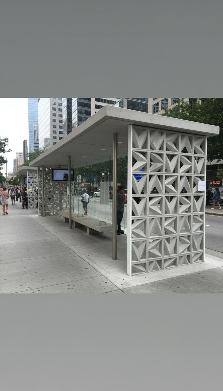 Блок для ограждений 288*288*140 мм