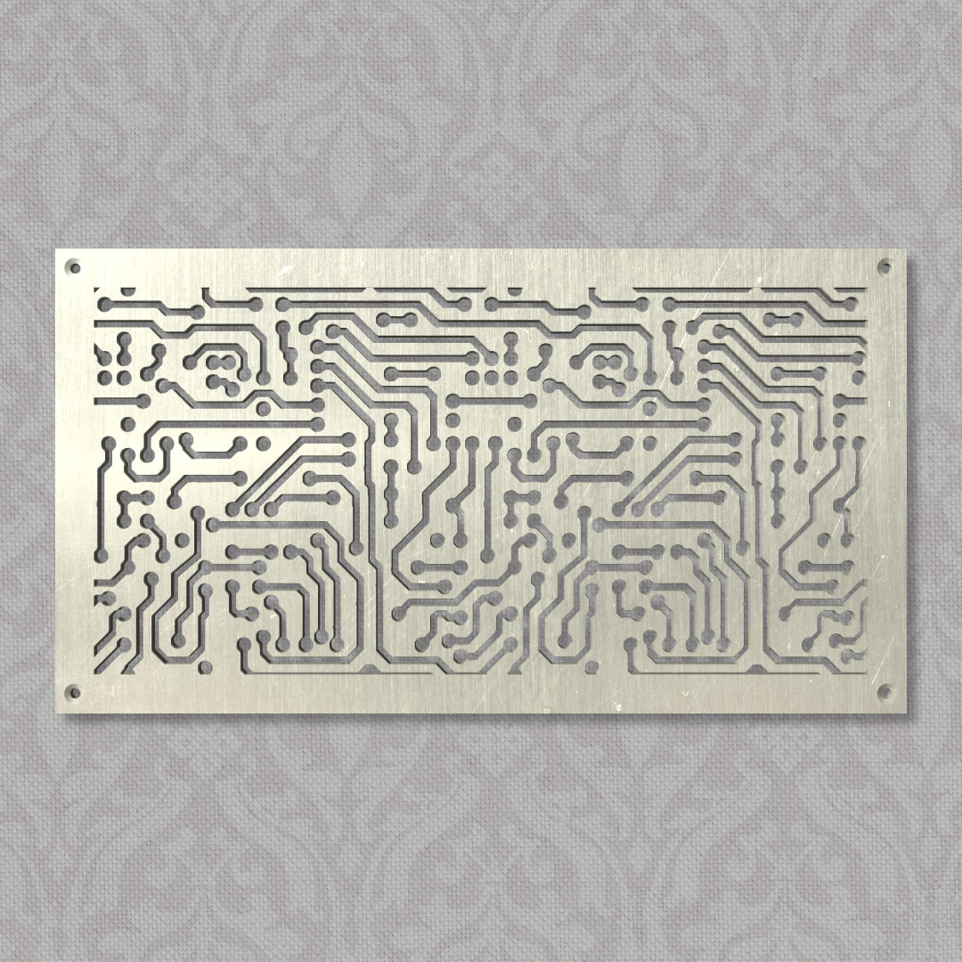 Вентиляционная решётка 300×150 мм «Печатная плата» («Printed Circuit Board»)
